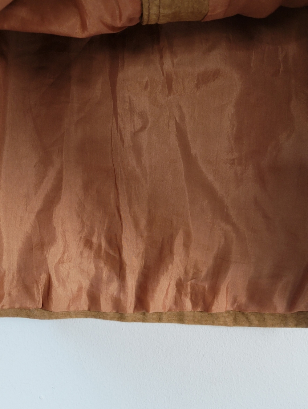 VTG BB Dakota Suede Mini Snap Skirt Women's Size 13/14 Western Cowgirl Boho - Picture 7 of 10
